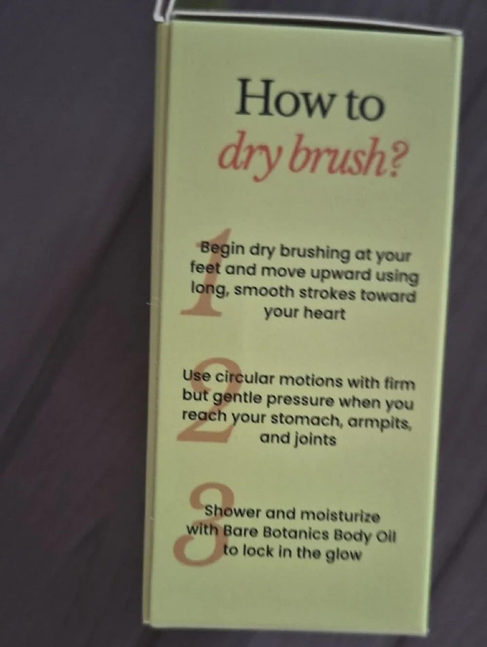 N/A dry body